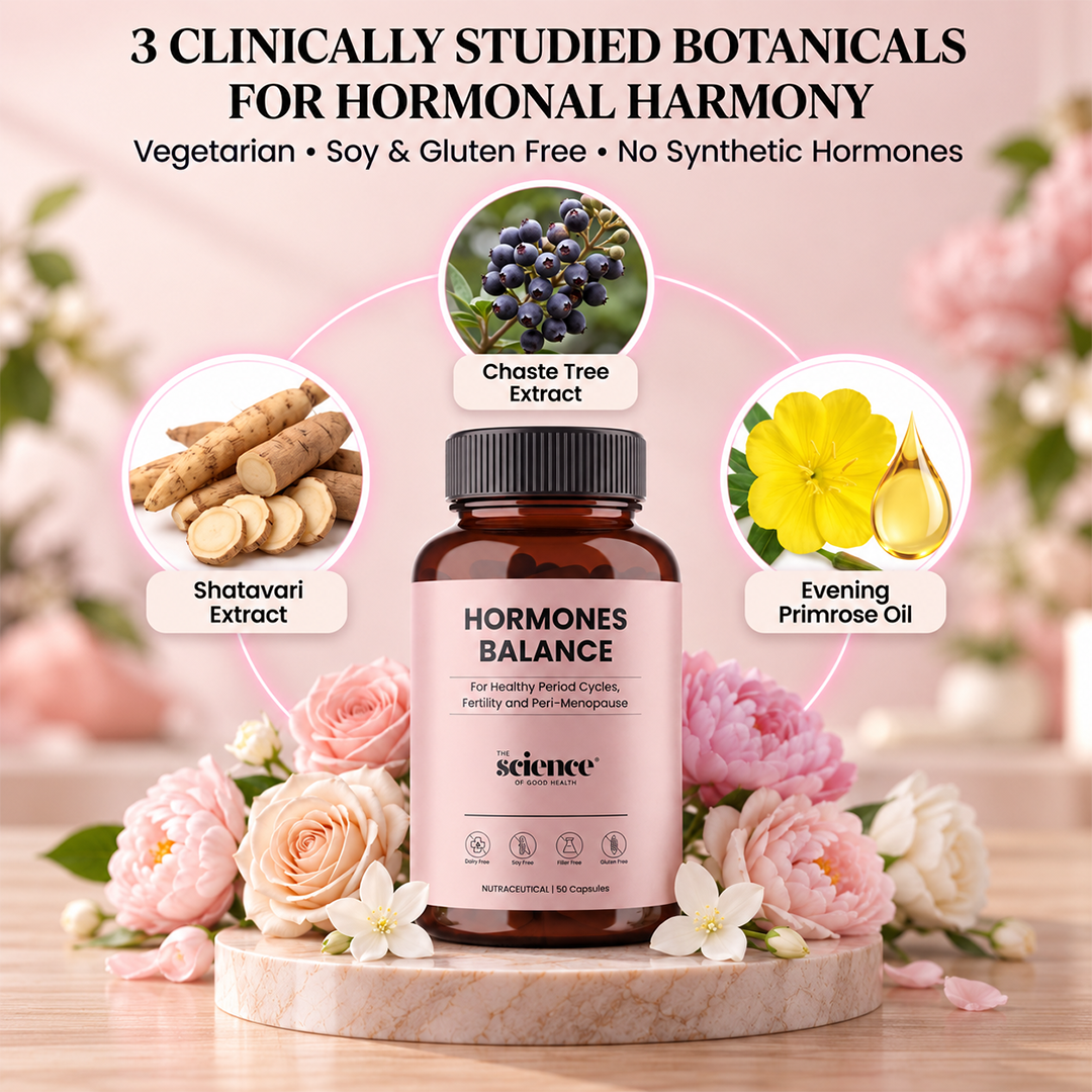 Women's Hormone Balance – Support for Period Cycles, Fertility & Menopause - 60 Capsules