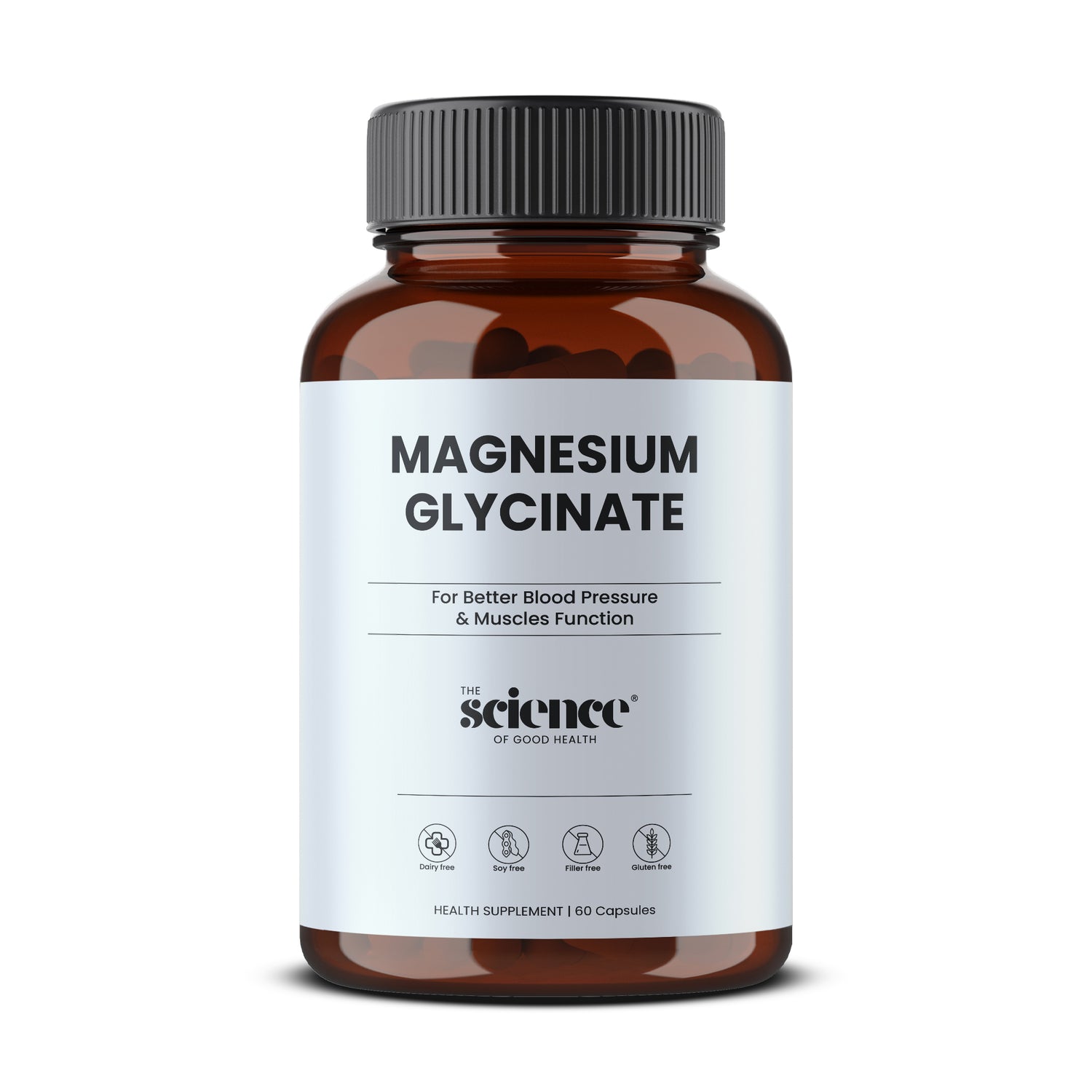 Magnesium glycinate high absorption sleep stress support 60 capsules — The Science of Good Health
