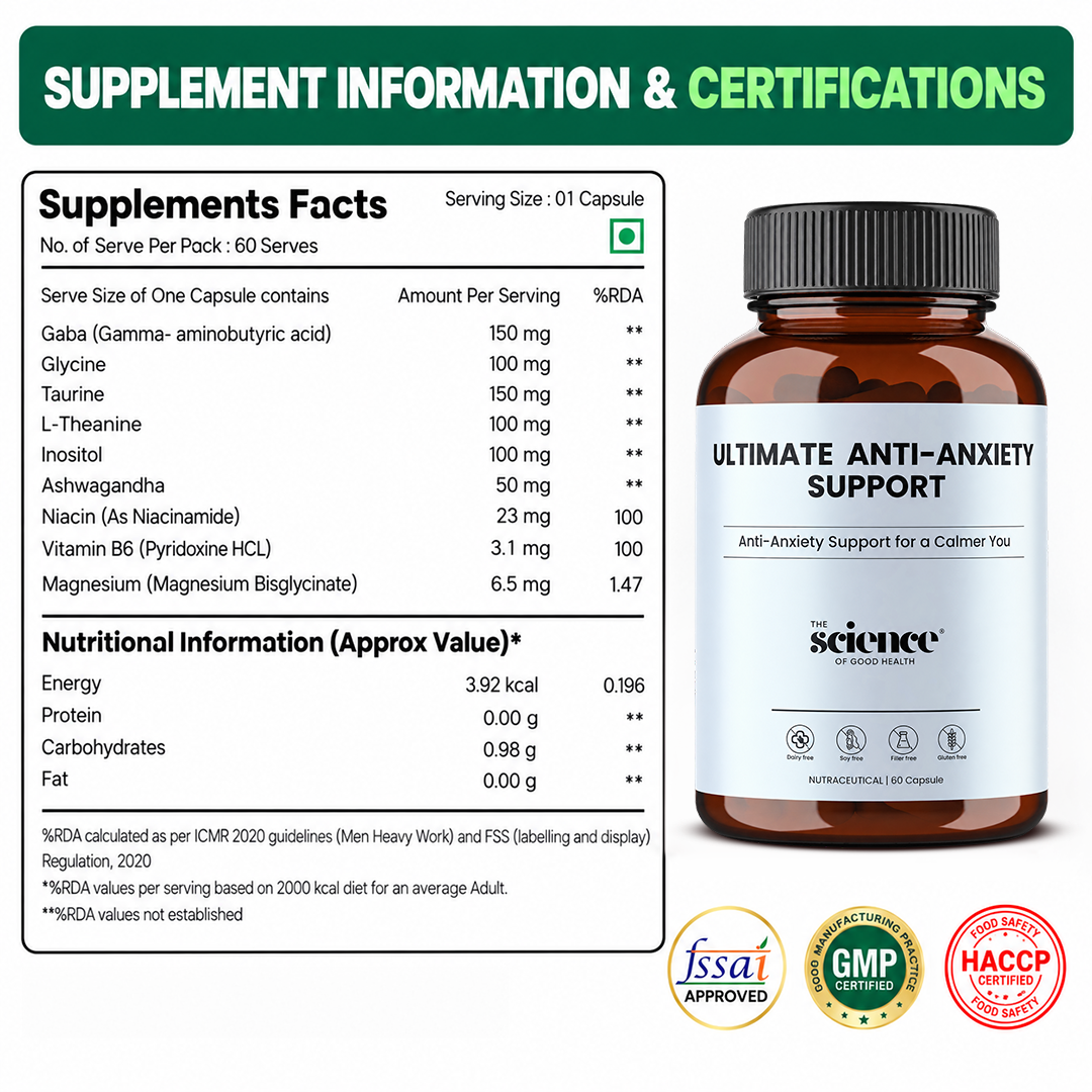 Ultimate Anti-Anxiety Support - 60 Capsules