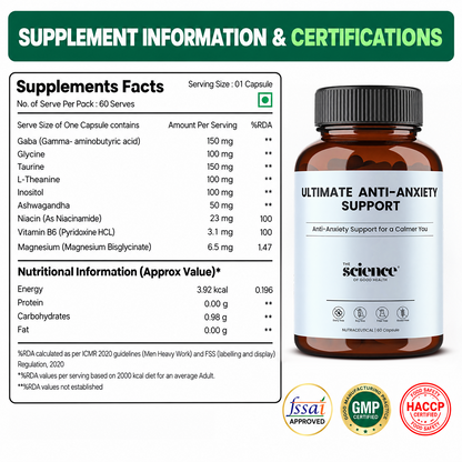 Ultimate Anti-Anxiety Support - 60 Capsules
