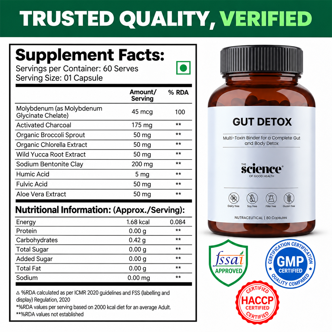 Gut Detox – Natural Strong Binders for Internal Detoxification