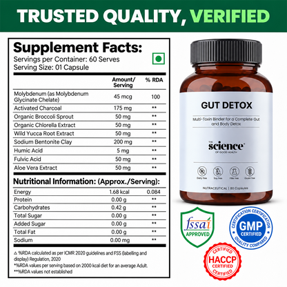Gut Detox – Natural Strong Binders for Internal Detoxification