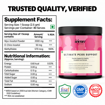 Ultimate PCOS Powder - Hormonal Balance and Fertility Support, 200 Grams