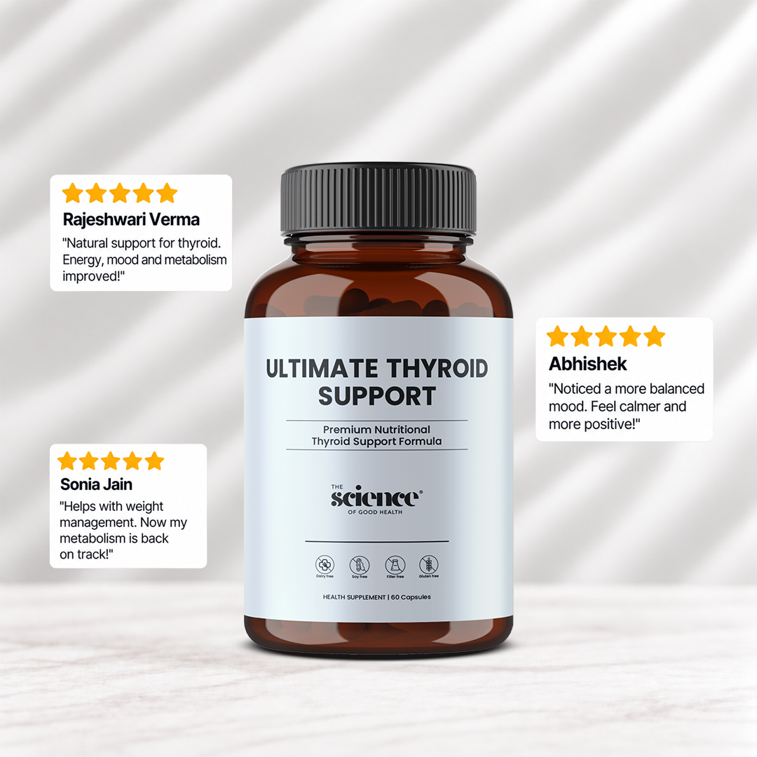 Ultimate Thyroid Support – Energy & Metabolism Boosting Supplement Optimal Metabolism – 60 Capsules