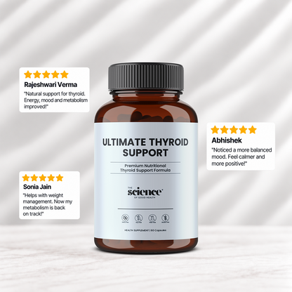 Ultimate Thyroid Support – Energy & Metabolism Boosting Supplement Optimal Metabolism – 60 Capsules