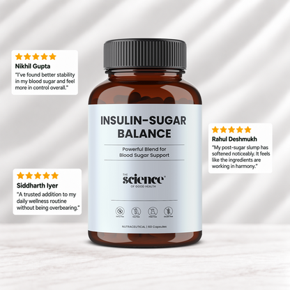 Insulin & Sugar Balance – Natural Blood Sugar Support Supplement Optimal Metabolism – 60 Capsules