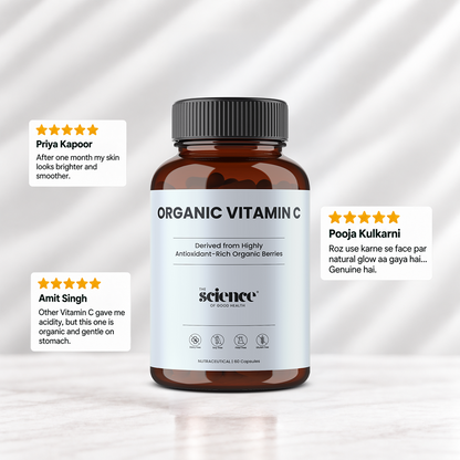 Organic Vitamin C – Immune Support & Antioxidant Supplement Optimal Metabolism – 60 Capsules