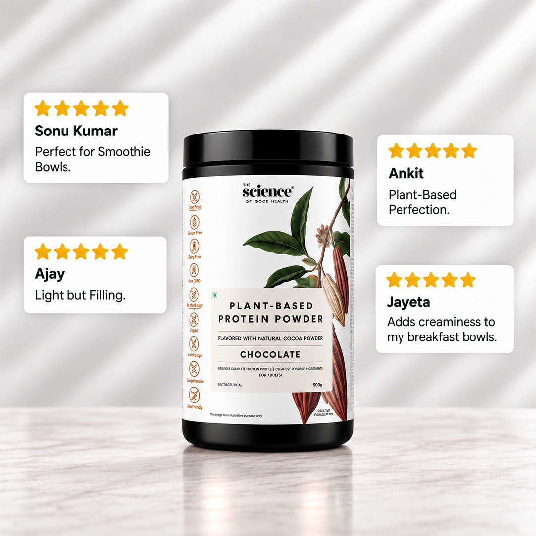 Vegan Chocolate Protein Powder – Plant-Based Muscle Recovery Protein Shake