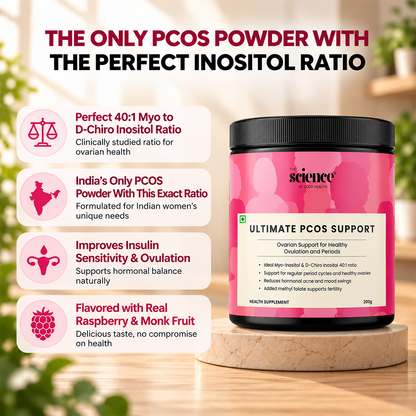 Ultimate PCOS Powder - Hormonal Balance and Fertility Support, 200 Grams