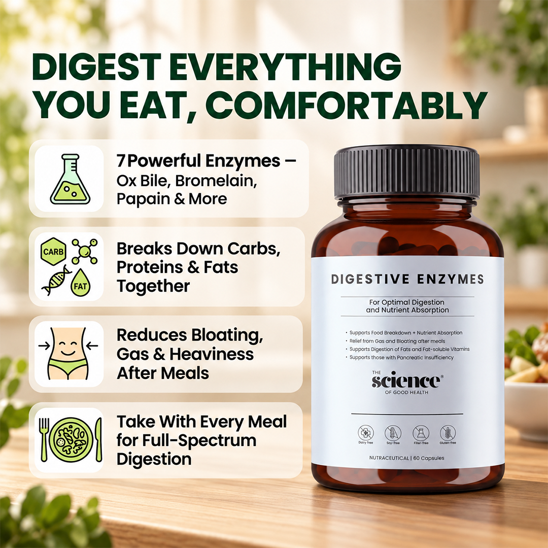 Digestive Enzymes Blend – Gut Health & Nutrient Absorption Support