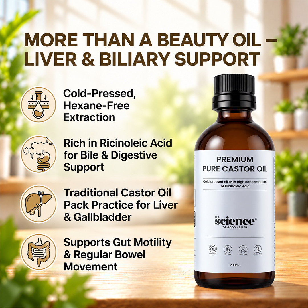 Premium Pure Castor Oil -  200 ml