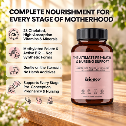 The Ultimate Pre-Natal & Nursing Nutrients - 60 Capsules