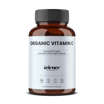 Organic Vitamin C – Immune Support & Antioxidant Supplement Optimal Metabolism – 60 Capsules